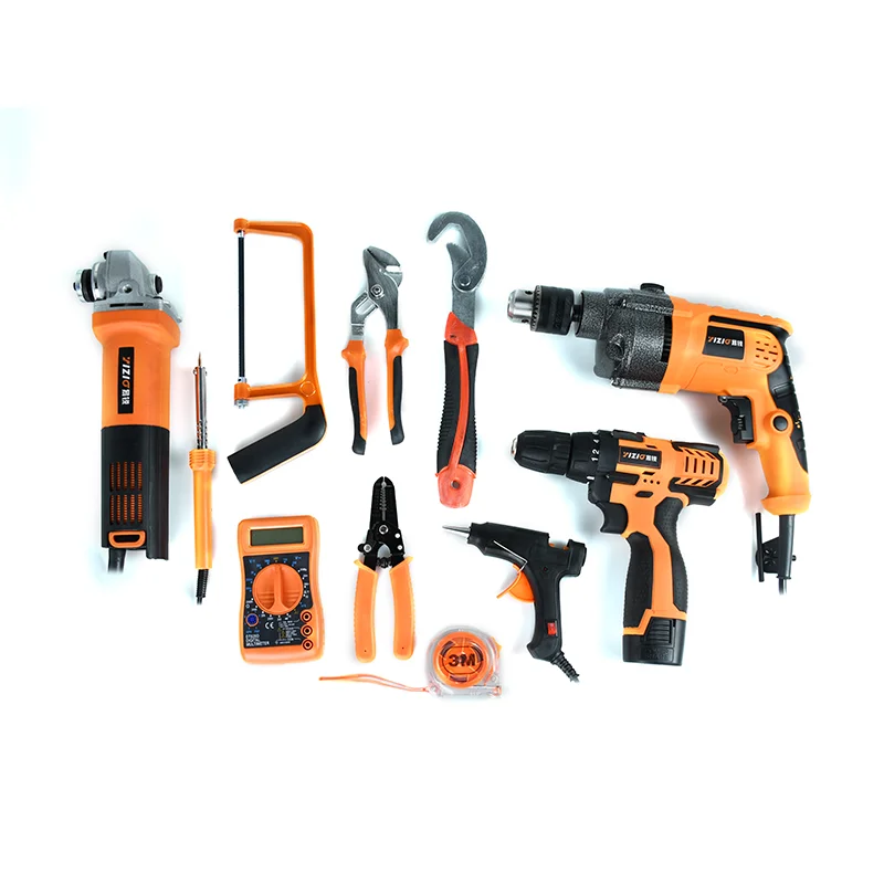 Hot Sell Multi Functional Household Electric Toolbox Lithium Drill