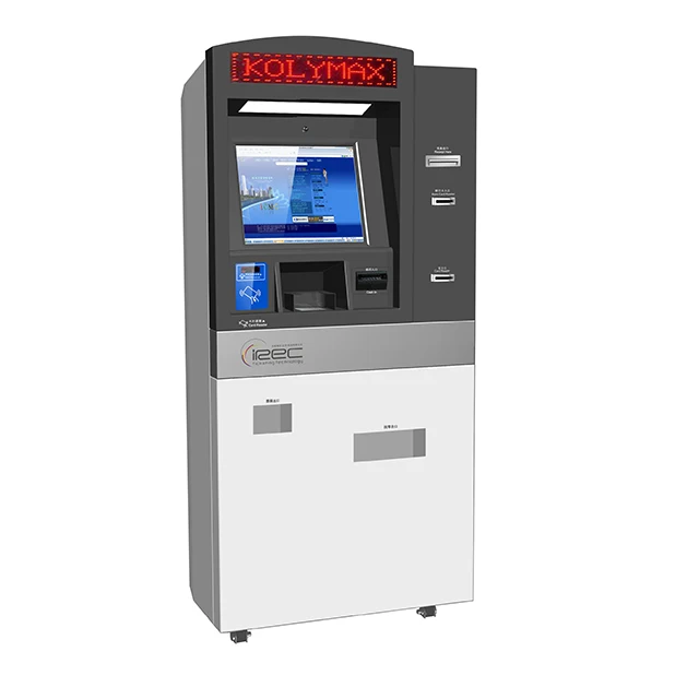 KMY Free-standing Lobby Type Cash/bill Acceptor/dispenser TVM Ticket Vending Machine/Kiosk