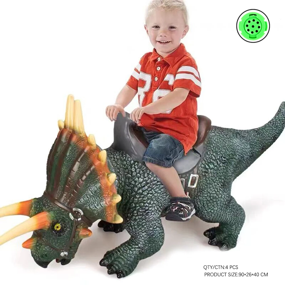 Riding Rubber Dinosaur Ride On Toy With Ic Best Selling Toy Kid's Chair