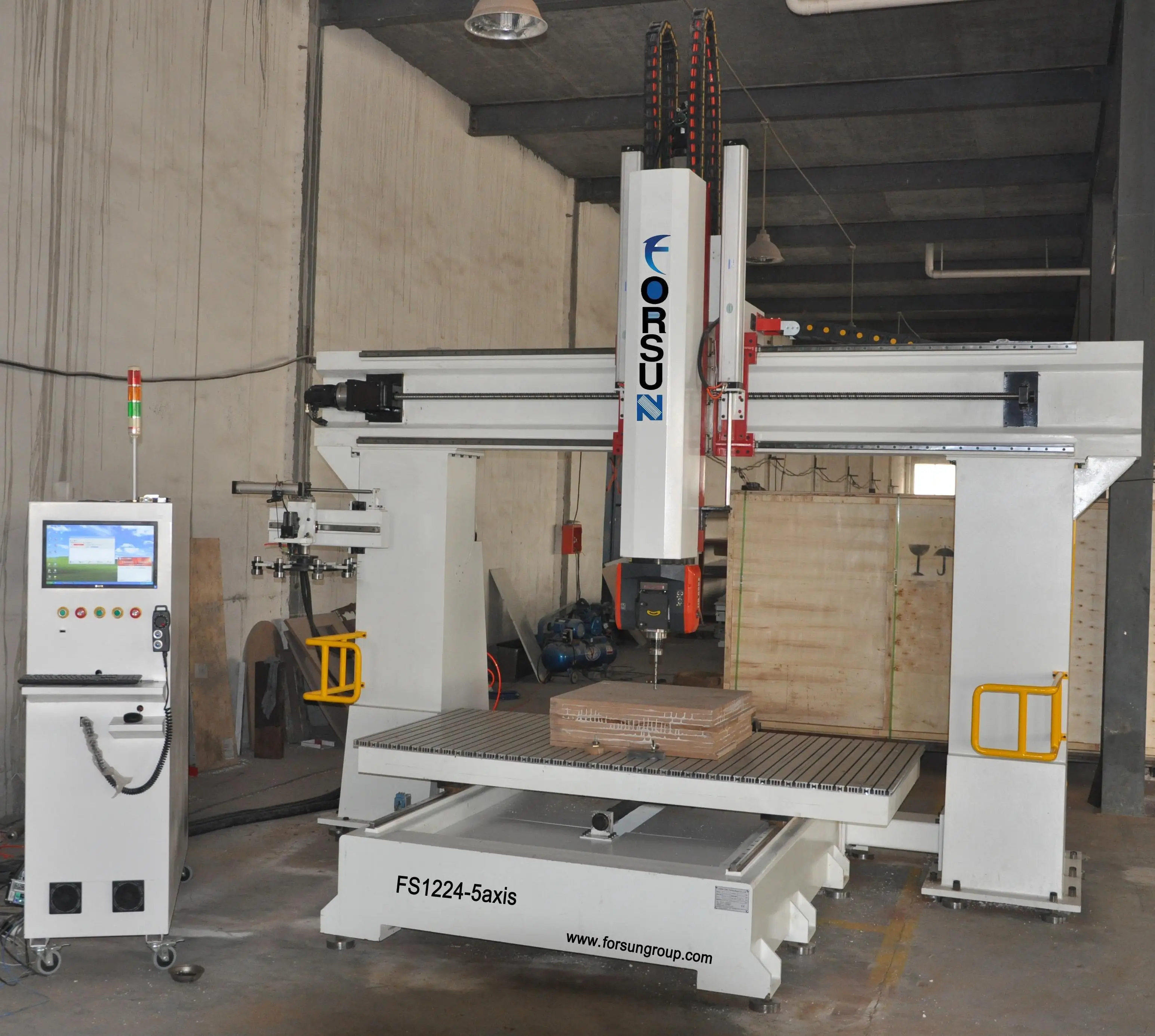 Forsun CNC Affordable 5 Axis Cnc Router 4 Axis 3d Mold Making Wood Cnc Milling Machine Price