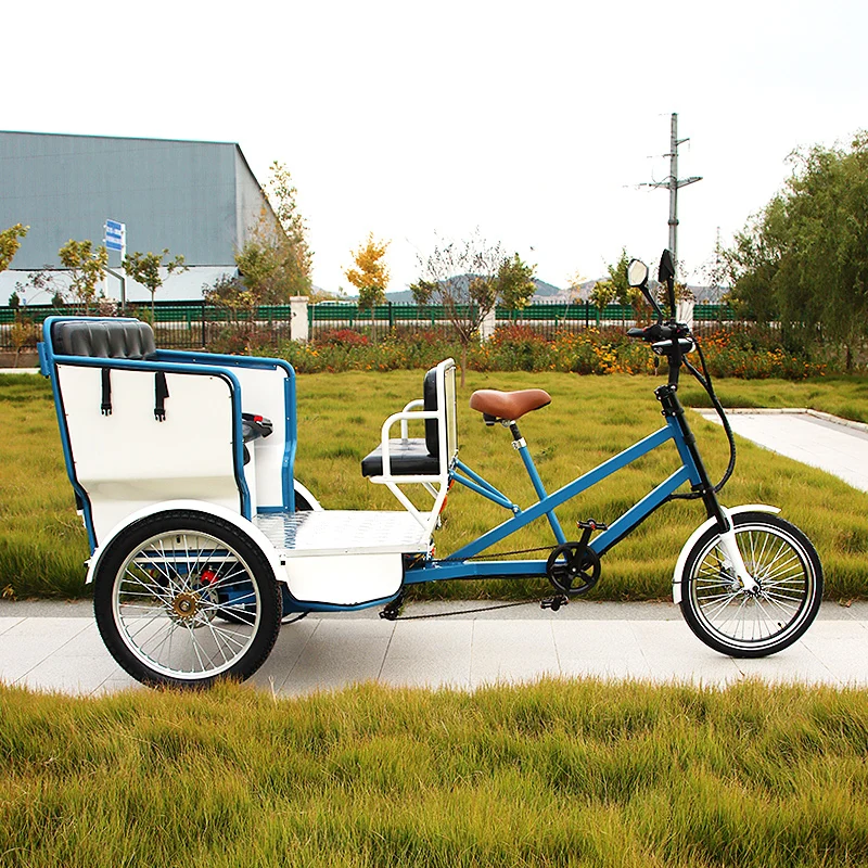 Peddle Rickshaw Popular Pedal Cargo Tricycle Taxi - Electric Assist Rickshaw
