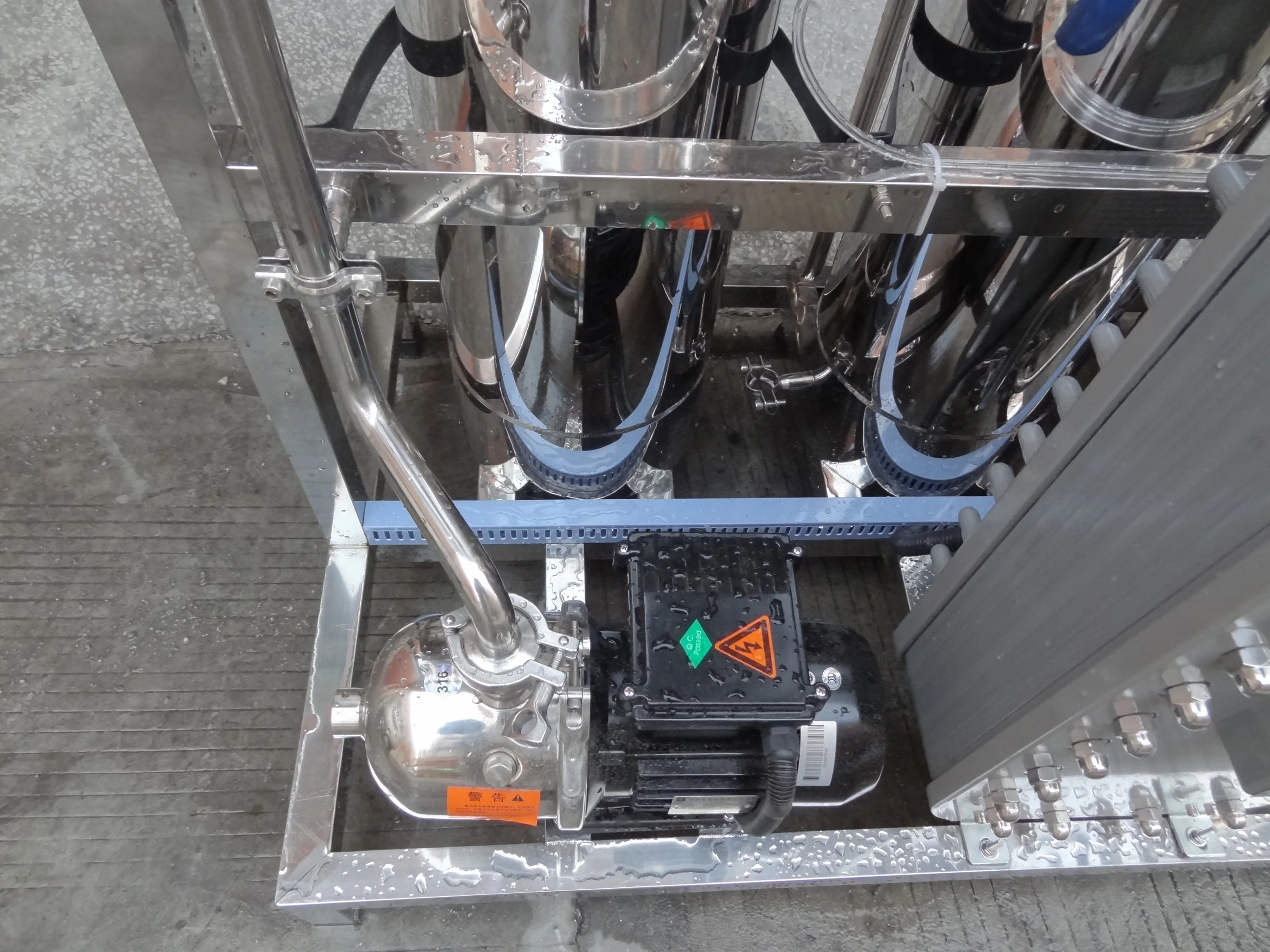 500 Liter pro Stunde Ultrareine Wassermaschine SUS Tank für Haushaltswasser eingereicht 5