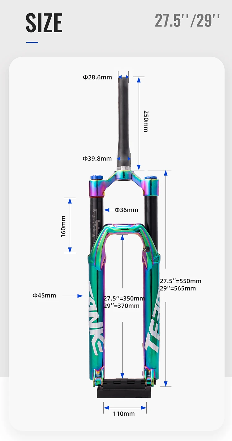 suspension fork for 20 inch wheel