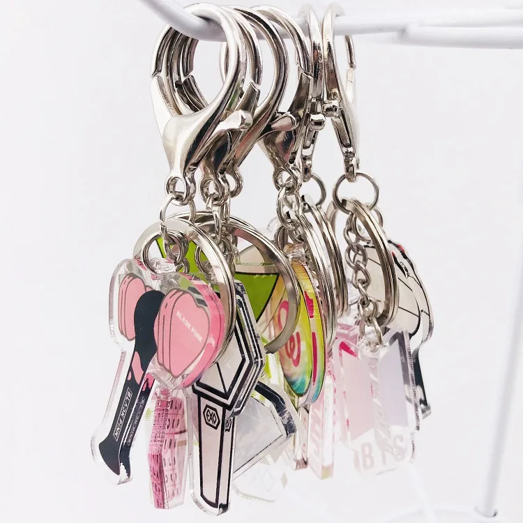 Hot Acrylic Kpop Black Pink Exo Twice Keychain Bt21 Bts Key Chain Buy Bts Key Chain Keychain Bt21 Blackpink Kpop Product On Alibaba Com