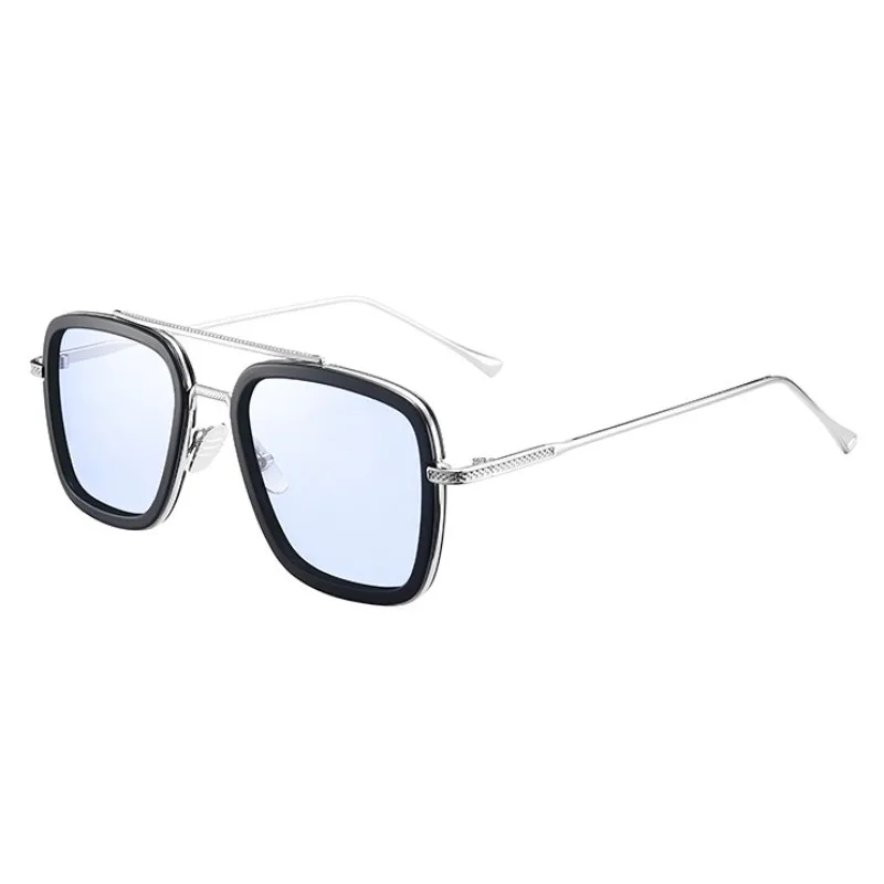 Gafas De Sol Retro Gafas De Metal Cuadradas Para Hombres De Gafas De Sol Retro Gafas De Metal Cuadradas Para Hombres De