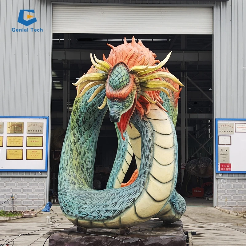 D-RT09 Lifesize Moving Dragon - Realistic Animatronic Model