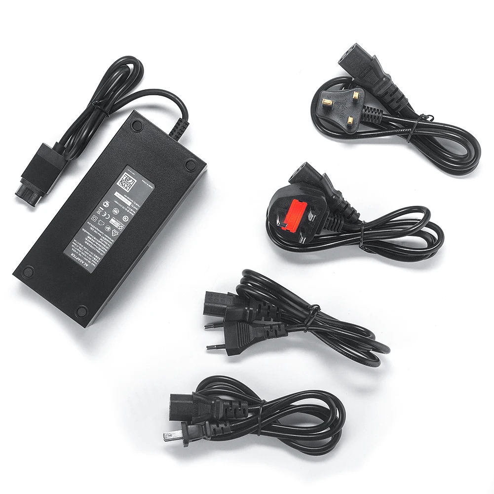 Alimentation pour Xbox 360 Slim Console E S Chargeur Câble Jeux Cordon US/EU/UK