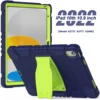 Navy Blue+Yellow Green