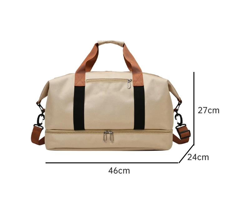 Canvas Weekender Duffle Backpack Bag Travel Bag Large Capacity Gym Bags ...