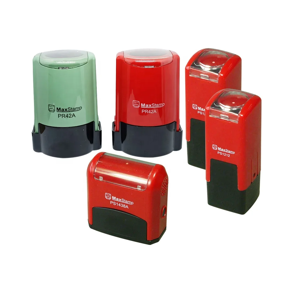 Полноразмерные офисные штампы индивидуальные самоокрашенные пустой материал Круглый квадратный Овальный прямоугольник