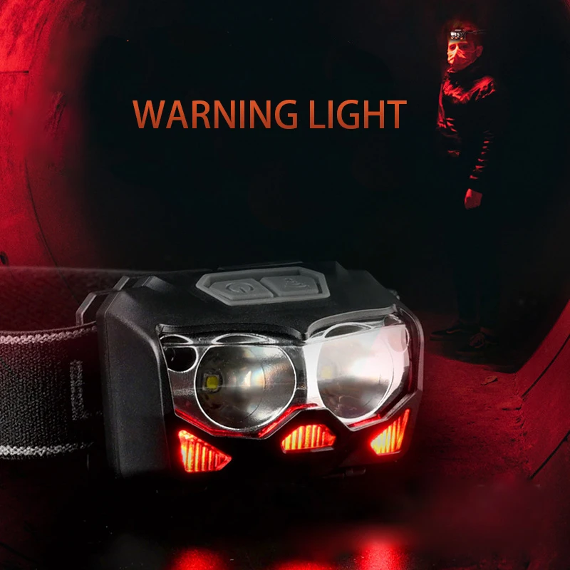 1000 Lumens High Power Mini LED COB USB Rechargeable Brightest Headlamp Flashlight Camping Waterproof details