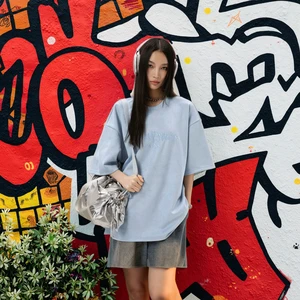 OEM & ODM Vintage High Street American T-Shirt for Men Women Casual Short-Sleeved