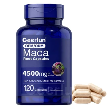 Custom Wholesale Male Enhancement Pills Herbal Supplement Support Hormone Balance Maca Capsules