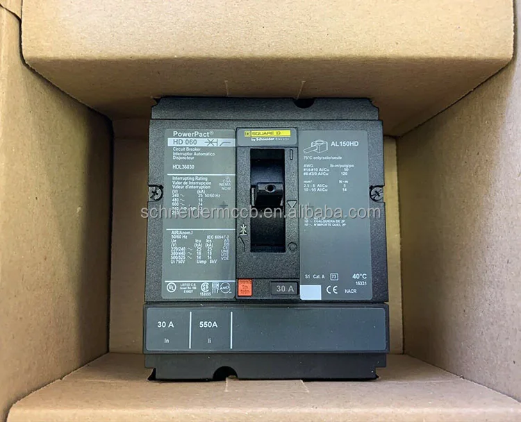 Hot Selling 3p Hjl36150 150a Powerpact Square D 3p Circuit Breaker