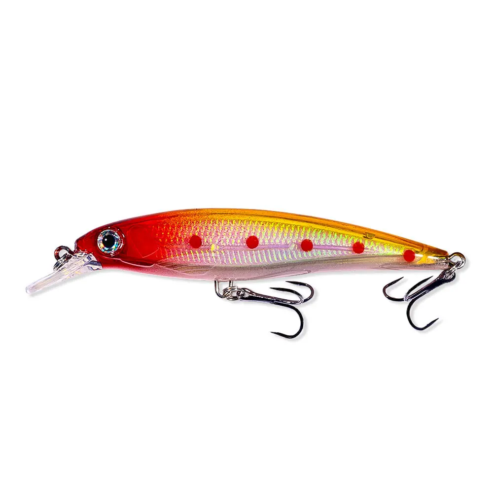 Lot De 10 Leurres Jerkbait Minnow Flottants – 11 Cm – 13,4 G – Multicolore – Neufs