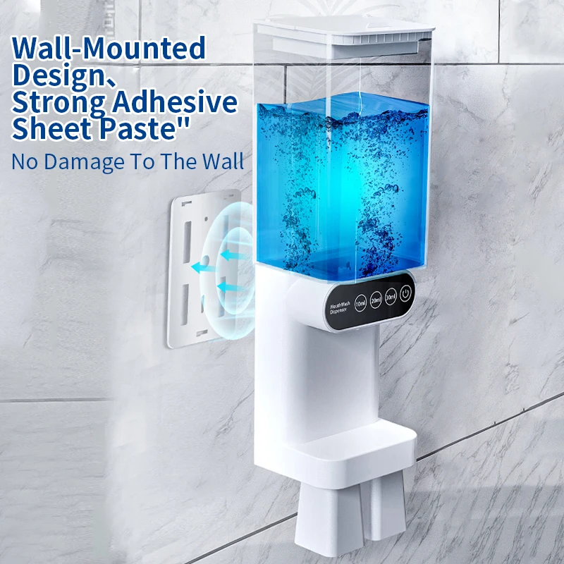 Oral Care Manufacturers New Trend Products Intelligent Automatic Mouthwash Dispenser With
