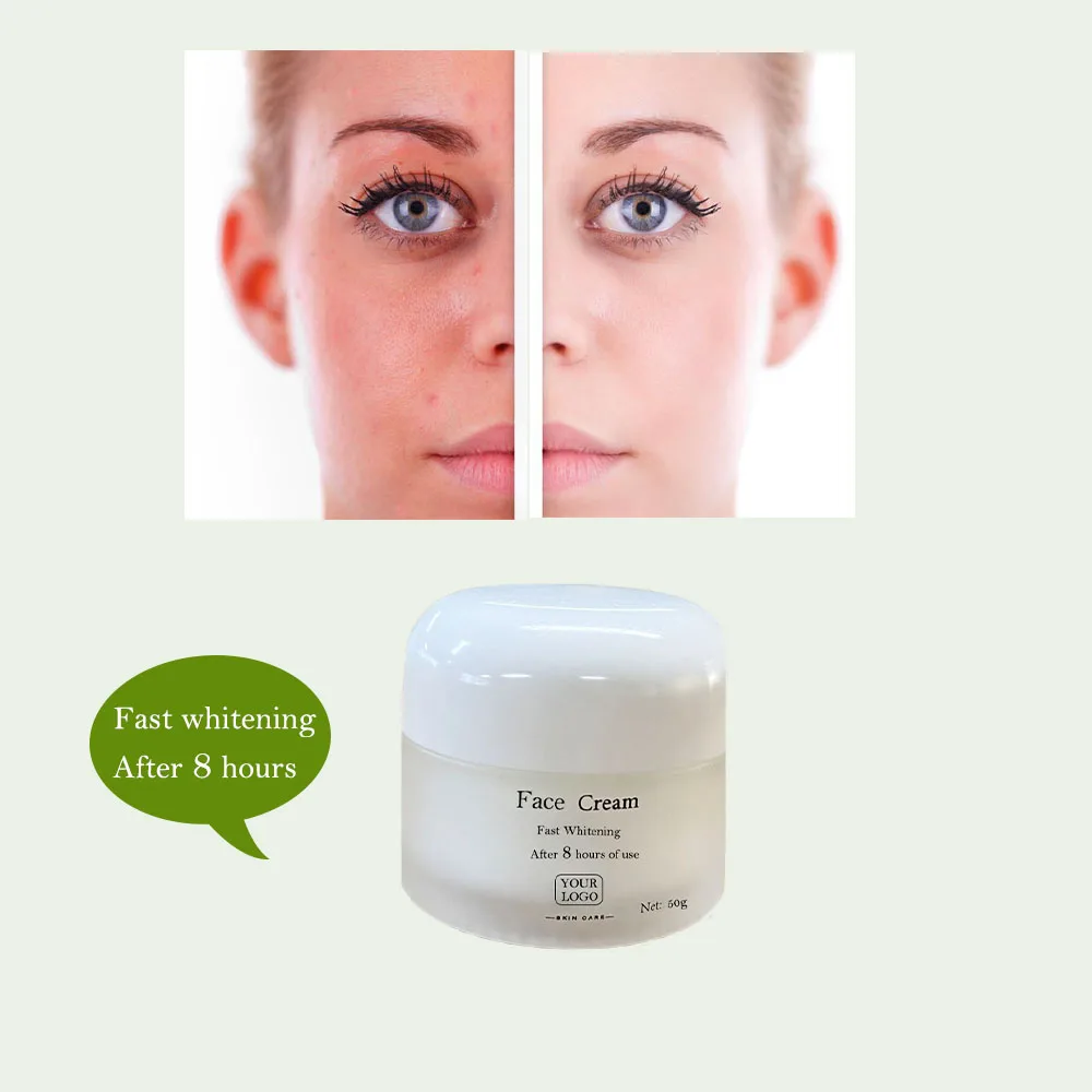 8 Hours Quick Effect Whitening Face Cream Organic Strong Whitening