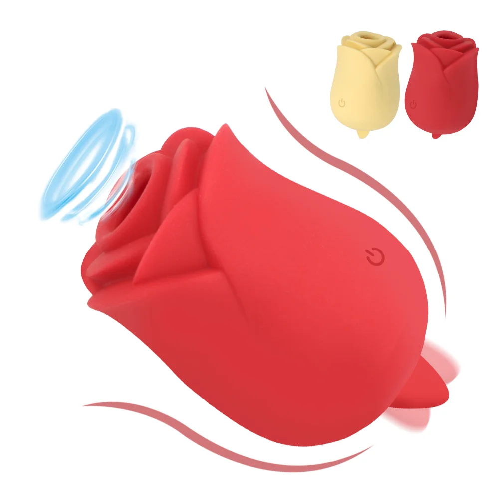 Nipple Vagina Suction Vibrating Rose Sex Toy Purple White Blue Black  Clitoral Sucking Rose Vibrator for Women