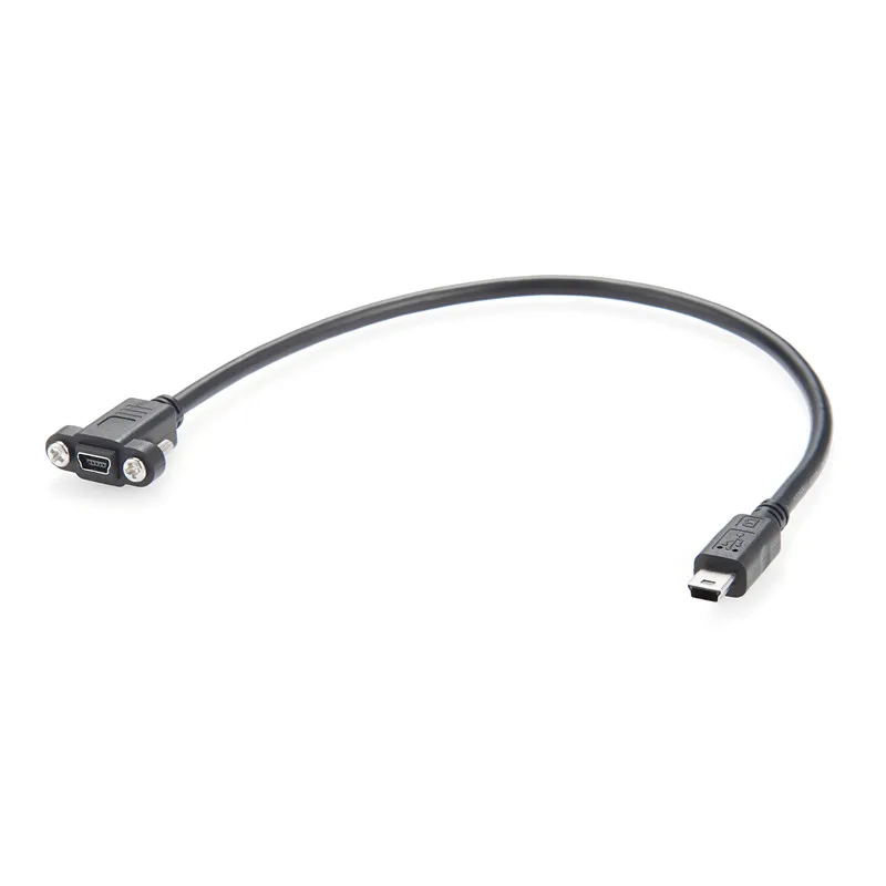 Mini USB Panel Mount Extension Cable