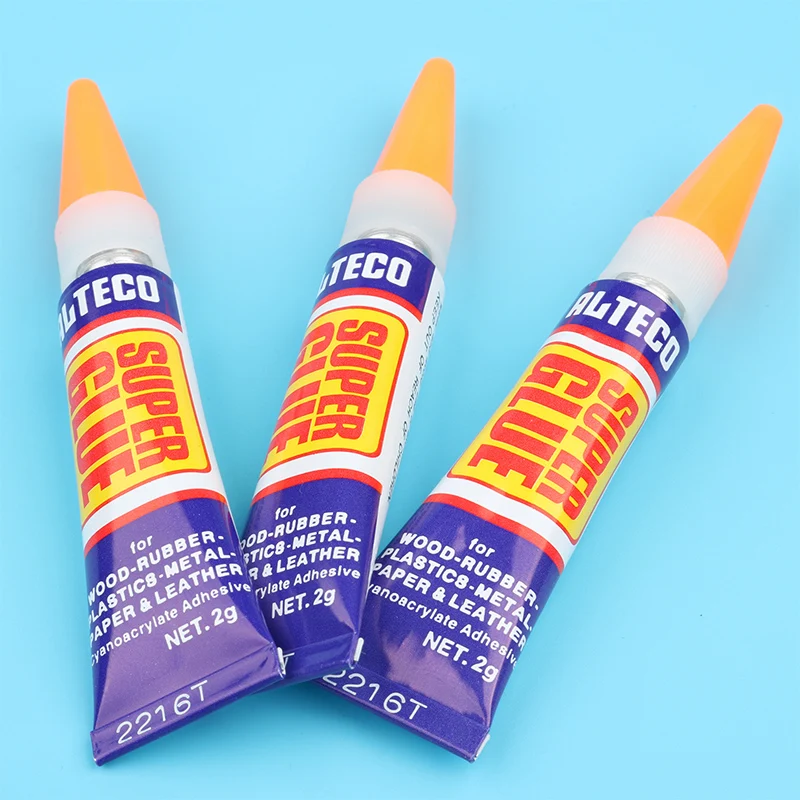 Ultra High Strength Cue Tip Fix Glue for Wood Rubber Metal Leather Eco-friendly Pool Cue Tip Fox Glue