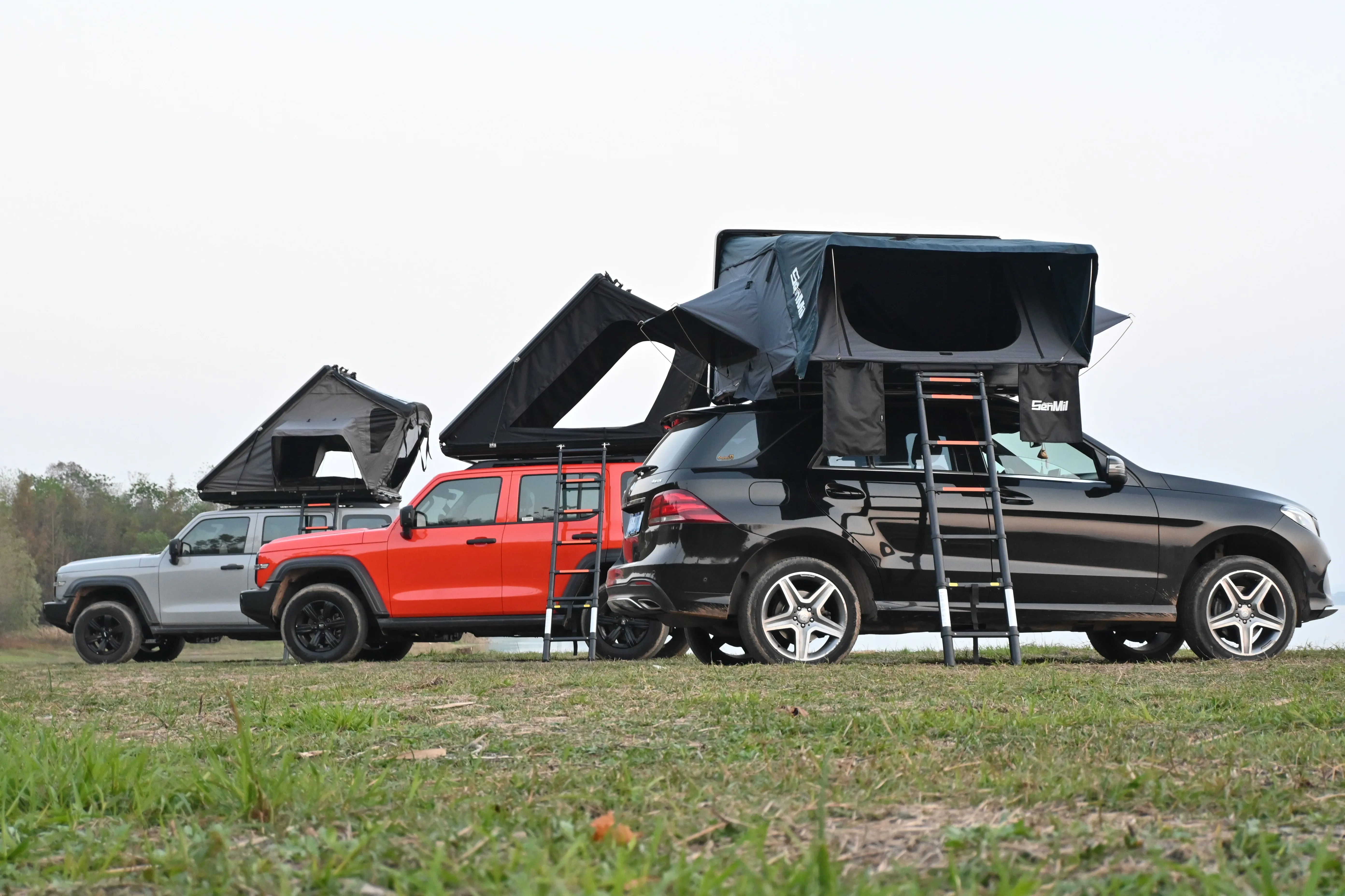 Quick Setup Foldable Car Tent Rooftop Tent Uv Resistant Waterproof 