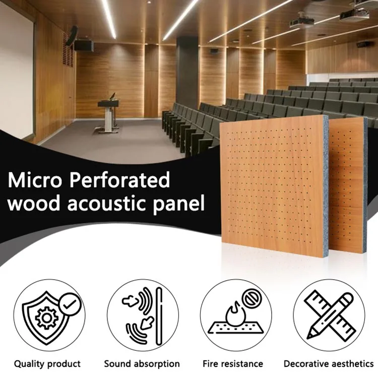 Building Project/TianGe 3M Decor Mdf Perforated Sound Absorb Board 3D Model Design Solied Wooden Acoustical Timber Wall Panels