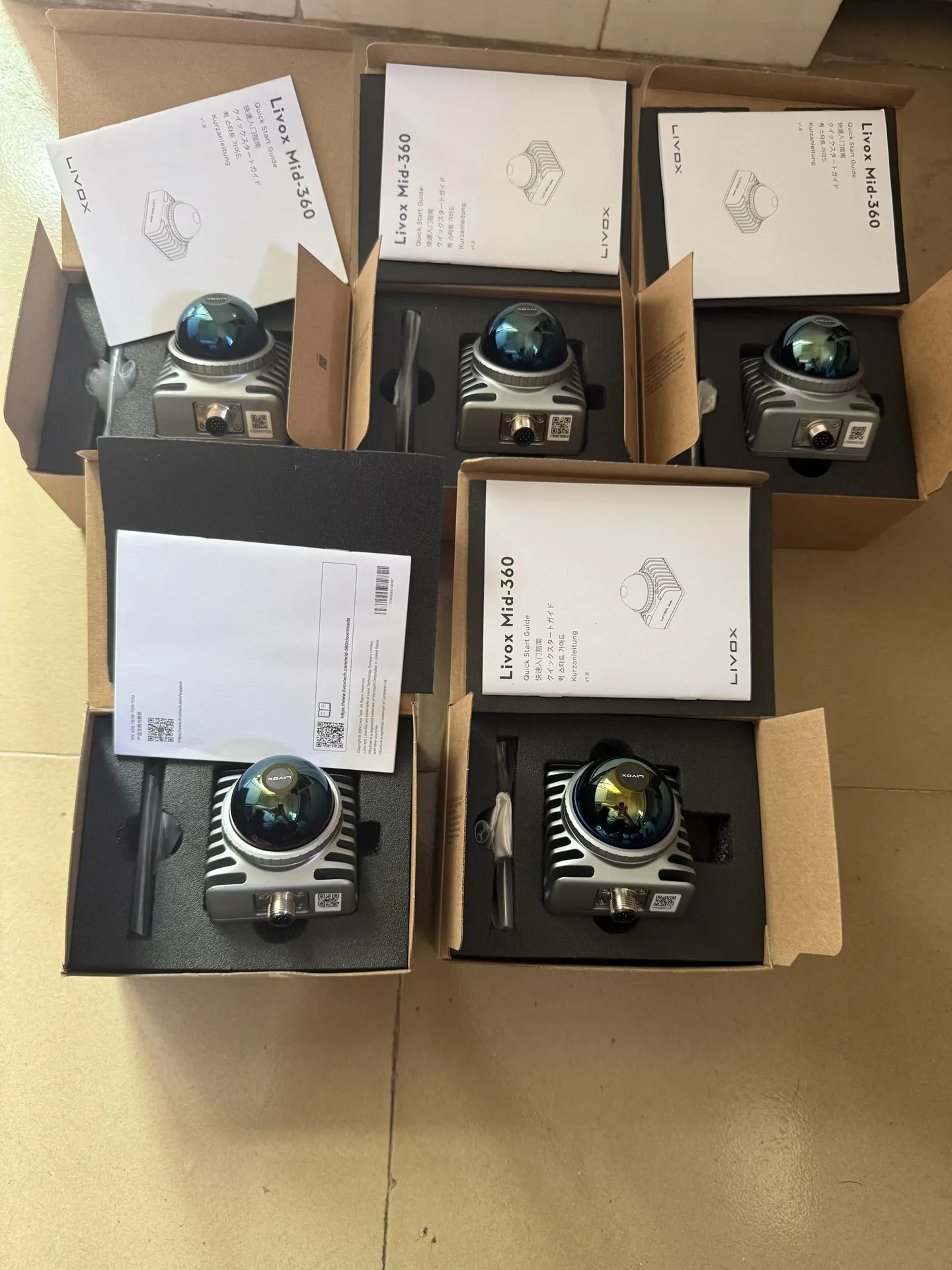 Livox Mid-360S High-Performance LiDAR Sensor 360 FOV 40m Sensing