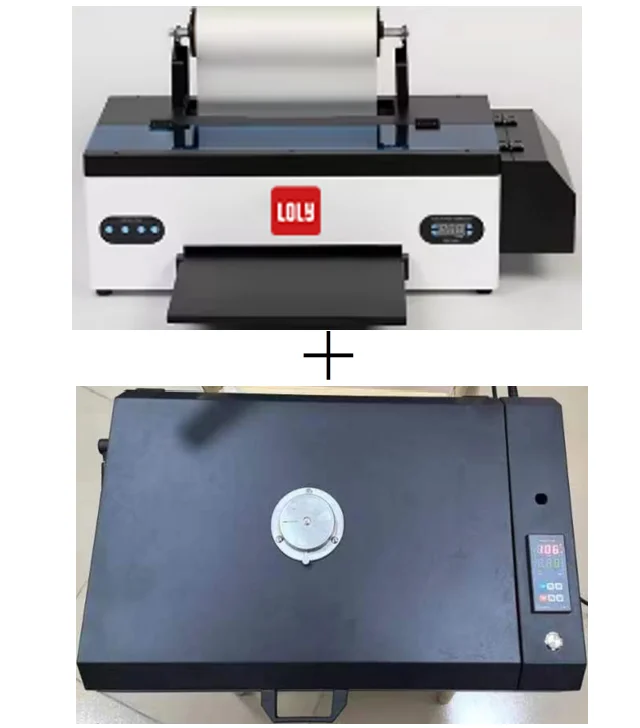 Hot sales Mini A3 DTF Inkjet T-shirt Printer with shaking powder machine digital Printing Machine for Cotton Fabric