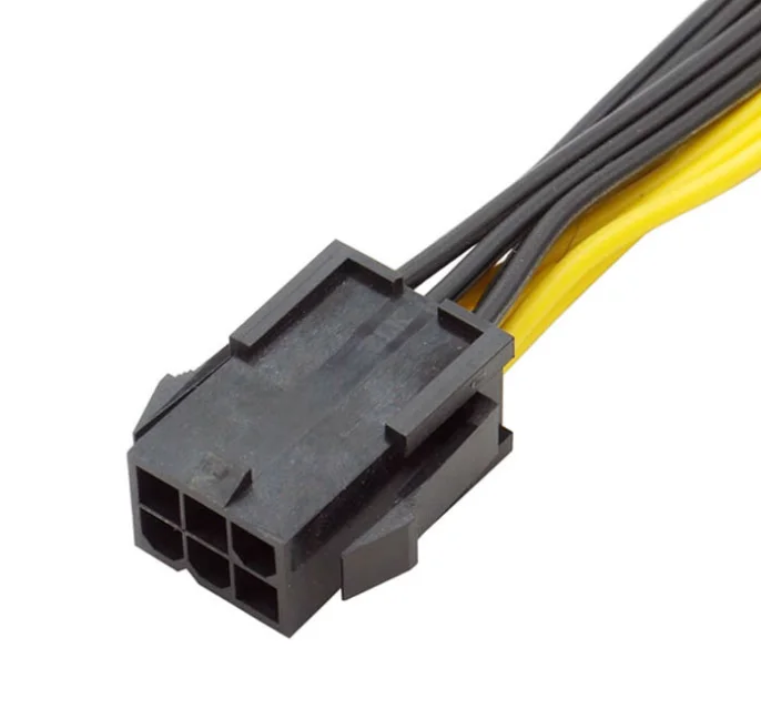 Блок питания для видеокарты 6-контактный разъем на двойной 8-контактный штекер 6 + 2-контактный Удлинительный кабель 6P 8P одна точка два передачи и