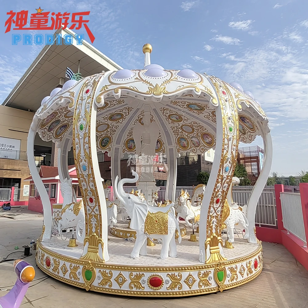 Mini Carousel Horse - 6 Seats Coin Operated Rides for Sale