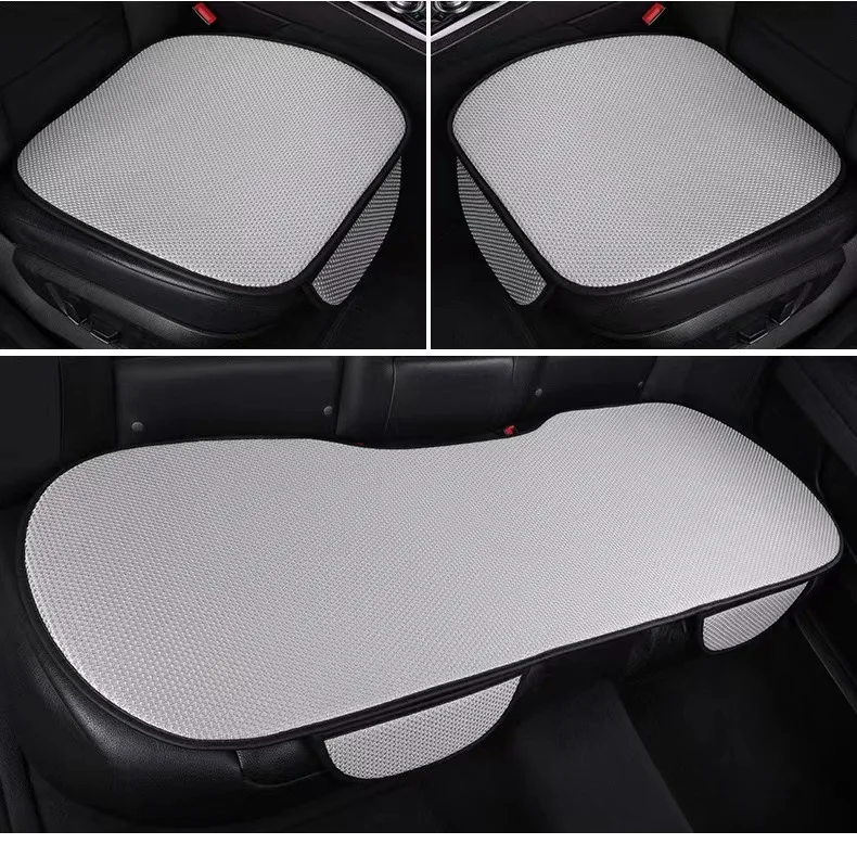 Factory-Generated Tan Cheng Sports-Style Summer Car Seat Cover 3-Piece Front Row Full Set Free Cool Breathable Leather Universal