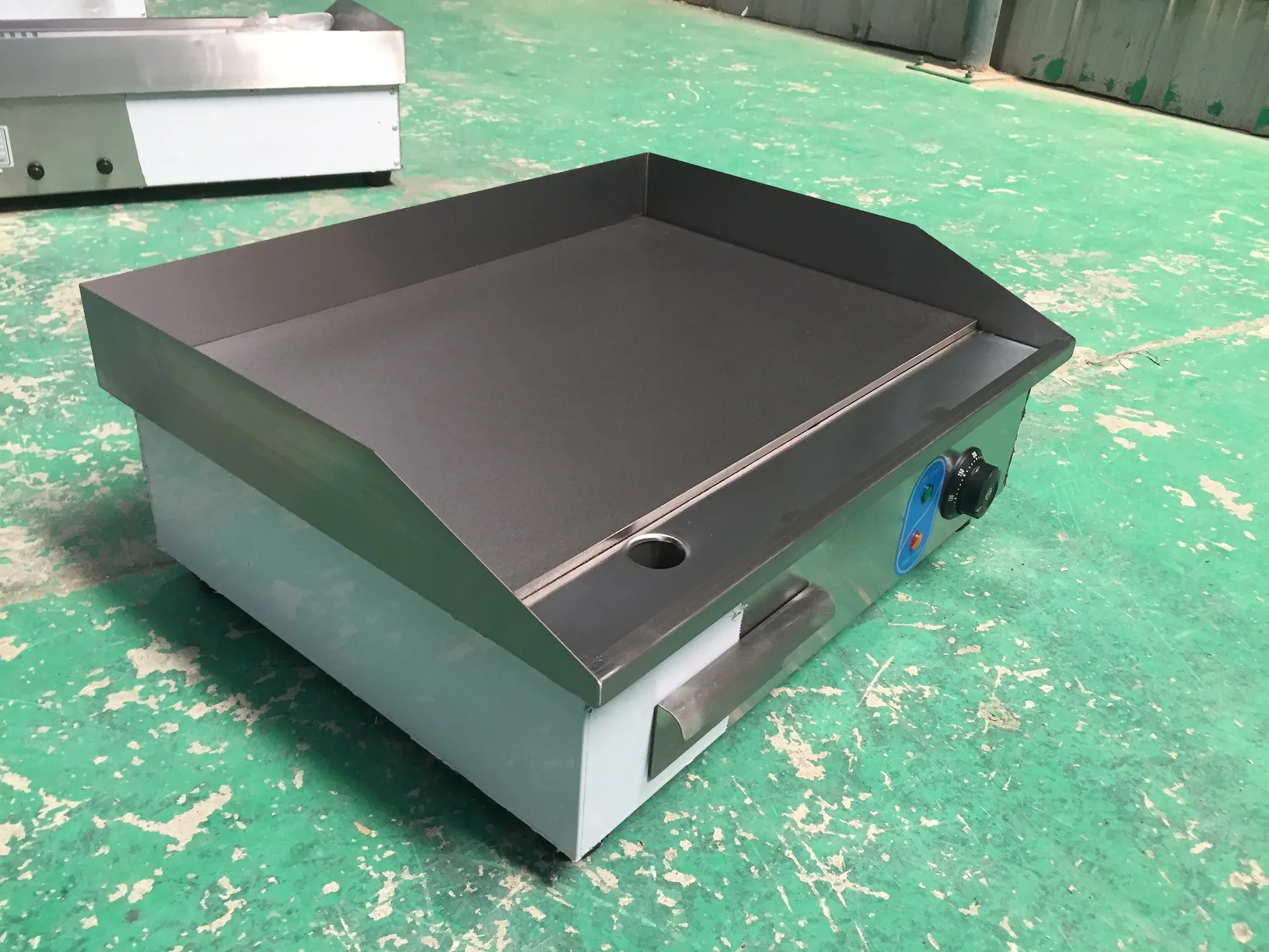 Commercial Stainless Steel Kitchen Grill Burger Fryer Hot Plate Gas Half Flat Griddle Half Pit