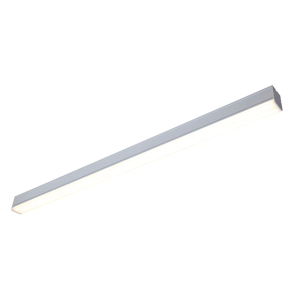 45W 60W Indoor Retail Shop Project Suspended Surface Microwave Sensor Led Linear Batten Light