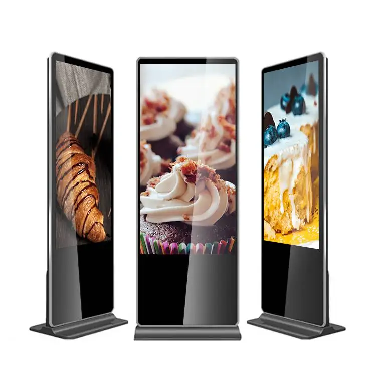 Digital Signage Stand-Touch-Kiosk Wifi Lcd-Werbedisplay Standalone-Marketing Außenwerbung Bildschirmspieler