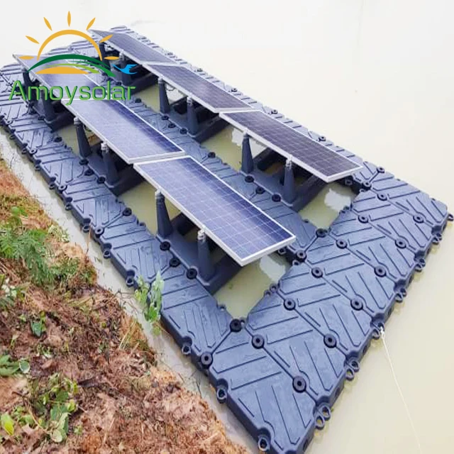 Solar Floating PV System Water Reservoir Buoy Fountain Mounting Structure