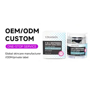 OEM ODM Skin Care 4 in 1 Collagen Facial Lotion Vitamin C E Wrinkle Remover Whitening Lifting Moisturizing Anti Aging Face Cream