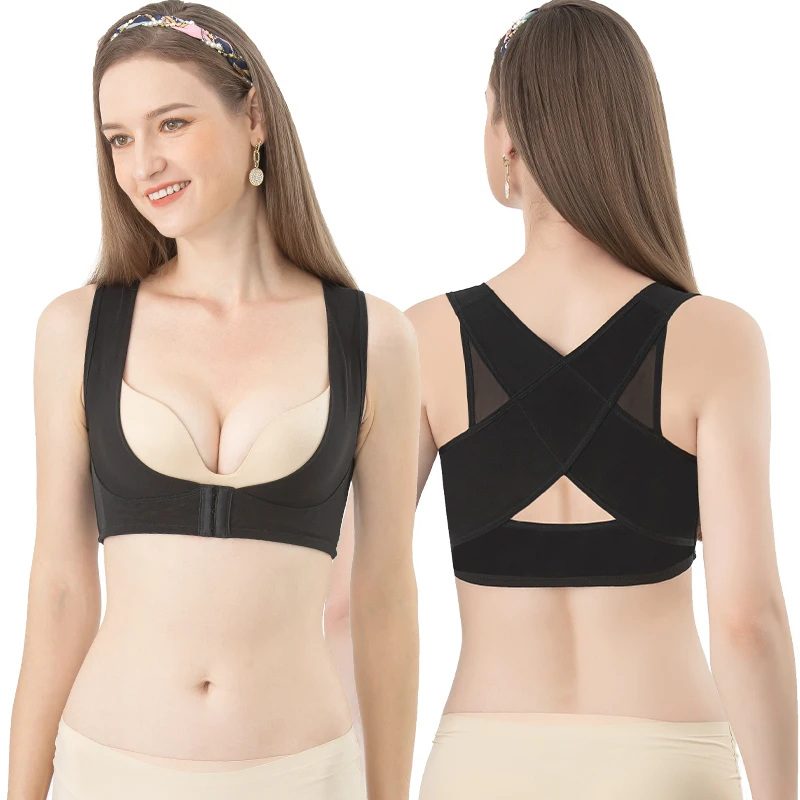 Breast Push up Boob Lift up Bra Back Support Body Shaper Fixing Shoulder Straighten Posture Improve Chest Posture Belt for Women