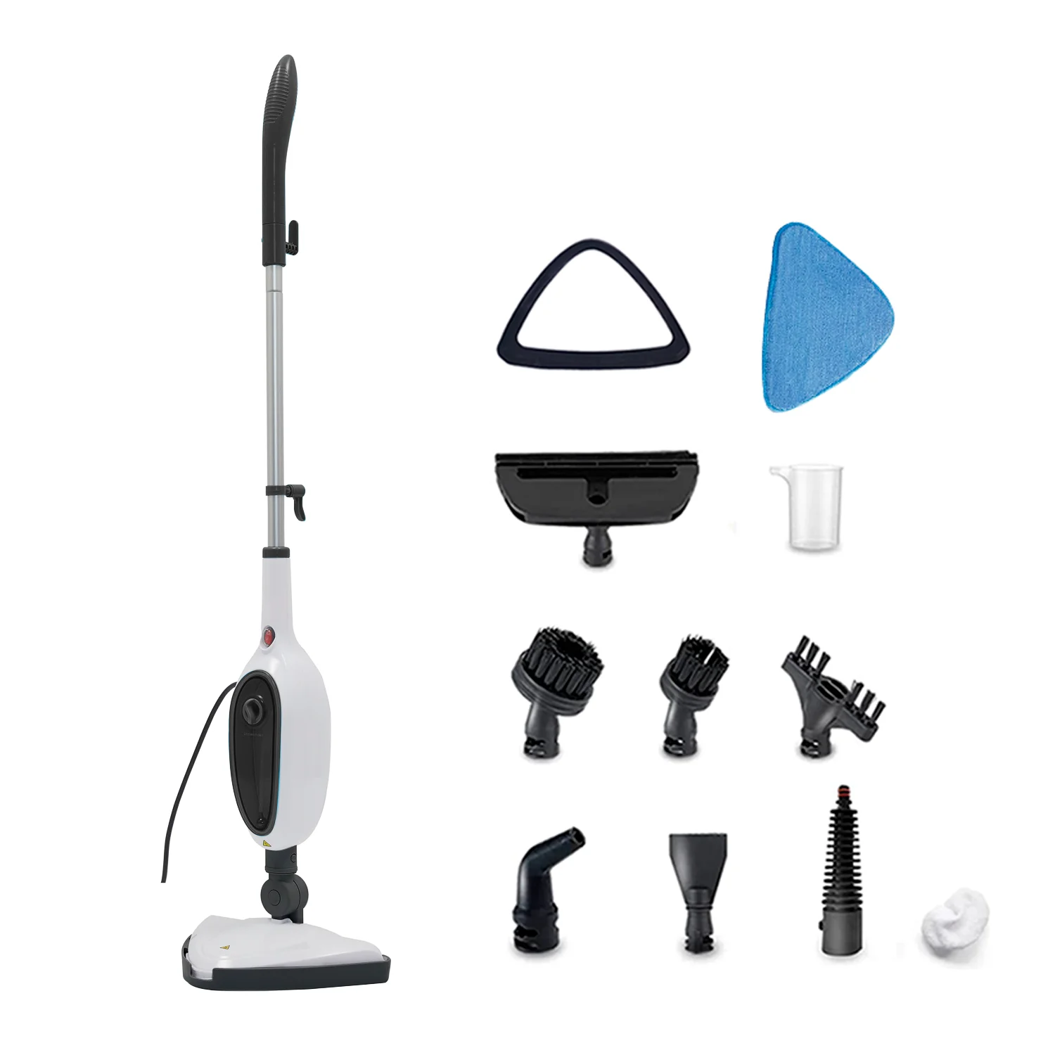 Purolf Portable Handheld 12 in 1 Corded Steam Mop With Removable Handheld Steamer Cleaner for Tile and Hardwood Floors