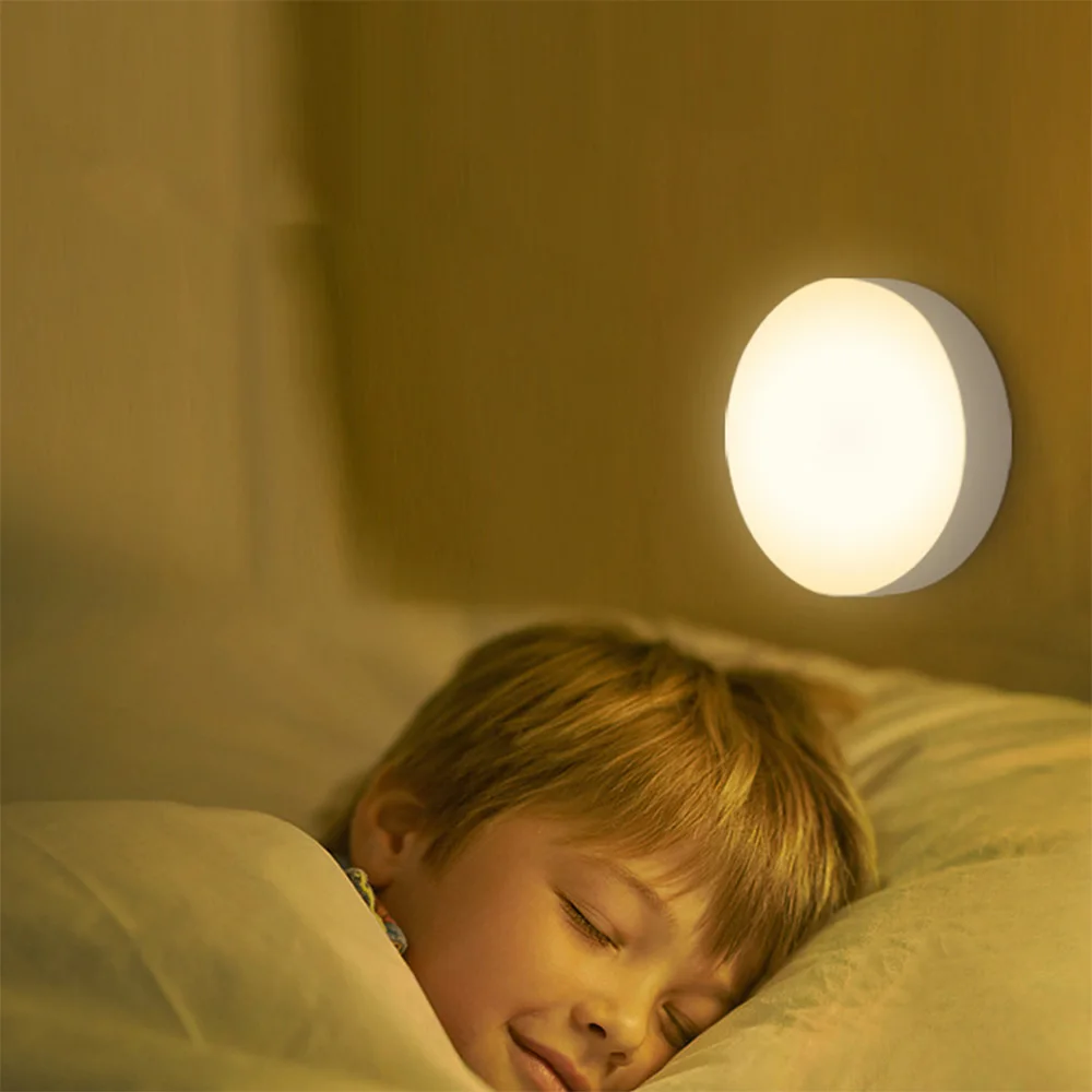 Rechargeable Small LED Motion Sensor Light Infrared Induction Light Human Body Sensor Light