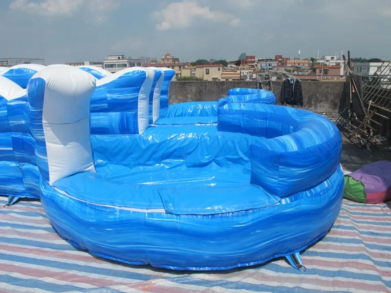 
Гигантская надувная водная горка на 18 унций, дешевый надувной Дельфин 