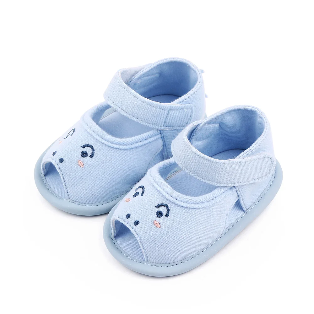 New Baby Solid Color Cartoon Half TPR Bottom Cute Breathable Fish Mouth Toddler Sandals details