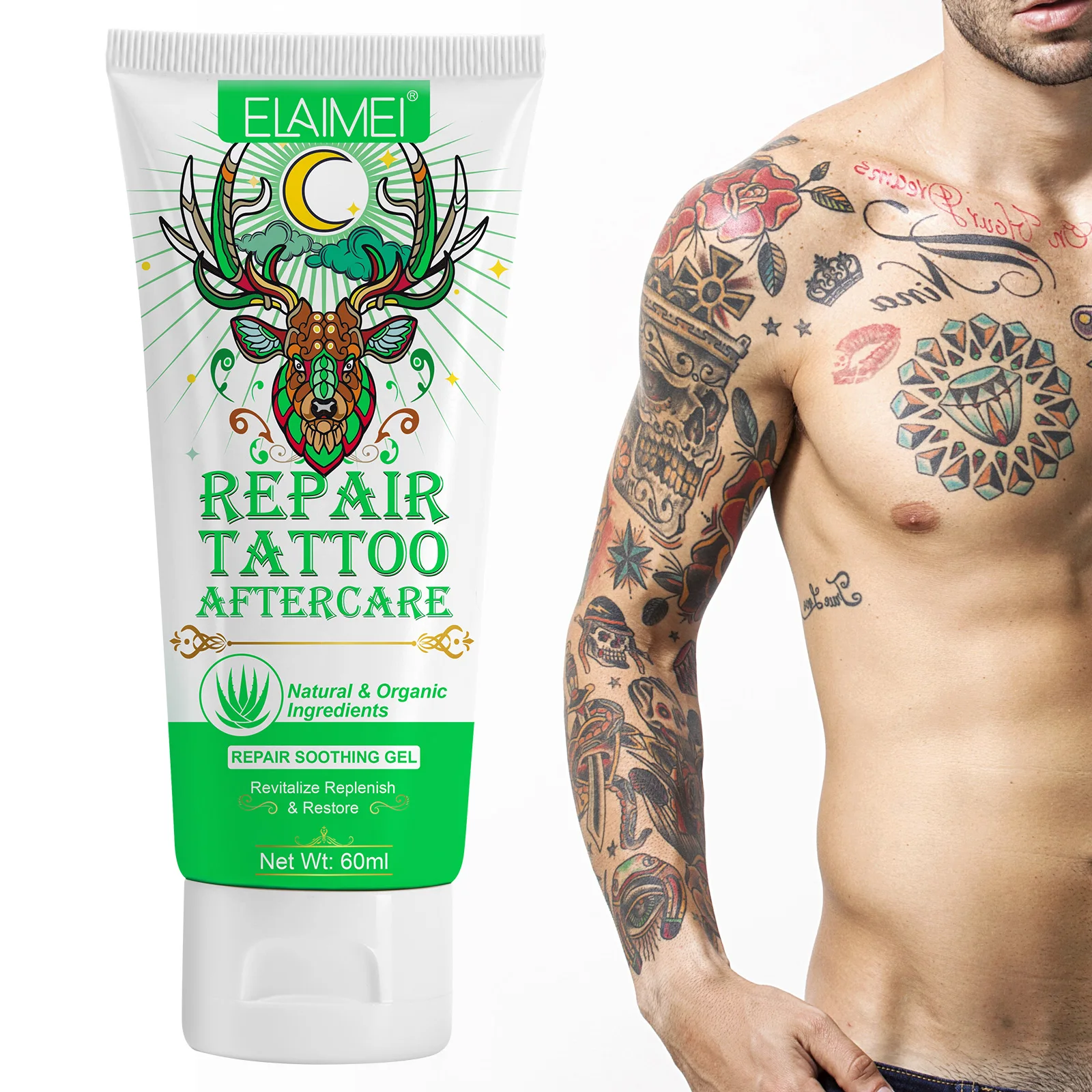 ELAIMEI Tattoo Repair Cream - Revitalize Damaged Skin