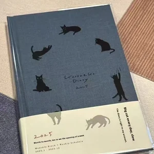 2026 New Todolist Plan B6 High Color Cat Notebook A3/A4/A5 Spiral Style Paper Cover Business Schedule Notebook for School Use