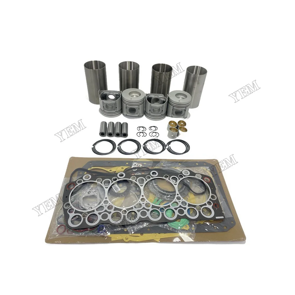 Overhaul Kit With Gasket Set Suitable for Mitsubishi 4D35 Industrial Engine Parts 6