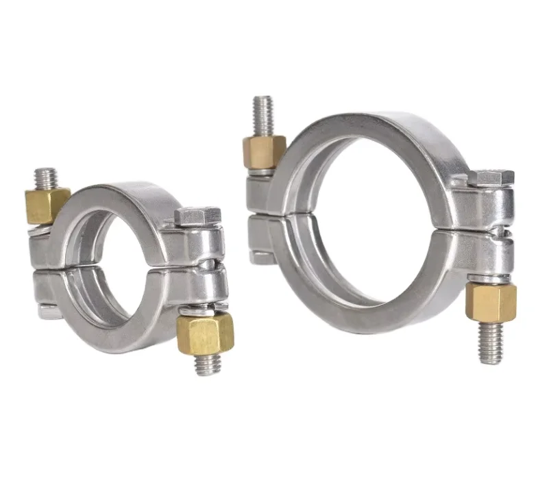 Высококачественная гигиеническая пищевая санитарная нержавеющая сталь тройной зажим для труб высокого давления