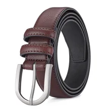 Wholesale Customized Logo Men's PU Retro Casual Belt Adjustable Alloy Buckle Microfiber Mix Pu Leather Belts