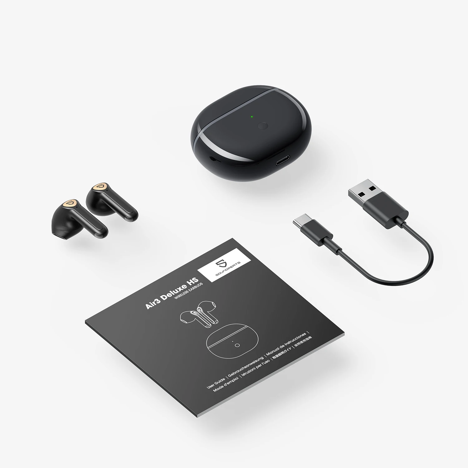 SoundPEATS Air3 DeluxeHSプレザントサウンドトゥルーワイヤレス