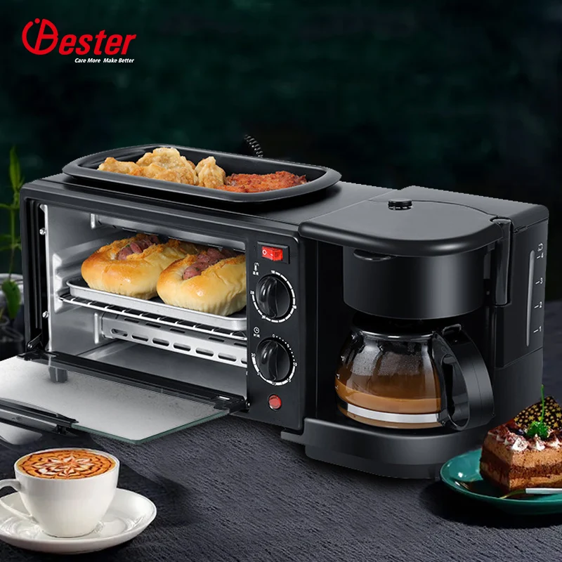 Tostadora de Café multifunción en 1, tostadora, sandwichera