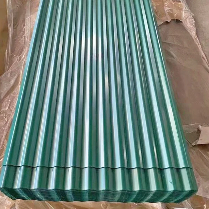 24 Gauge Corrugated Steel Roofing Sheet Colored Corrugated Sheet