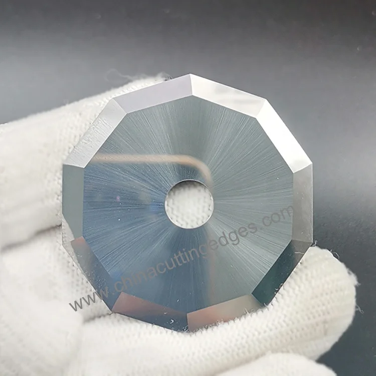 Decagonal Carbide Cloth Textile Cutting Blade Knife 10 Ten Side Sewing Blade